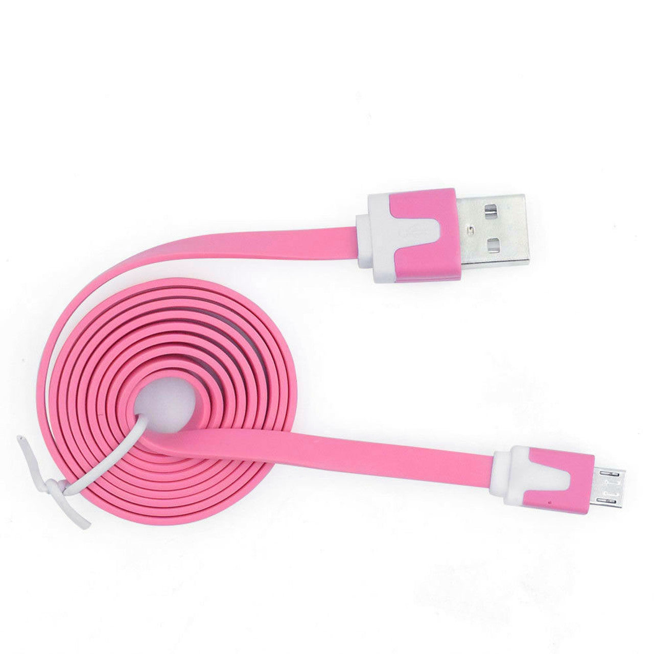Mirco Connect Charge 60 Flat Cable - Pink, 1 Each by Micro Connect