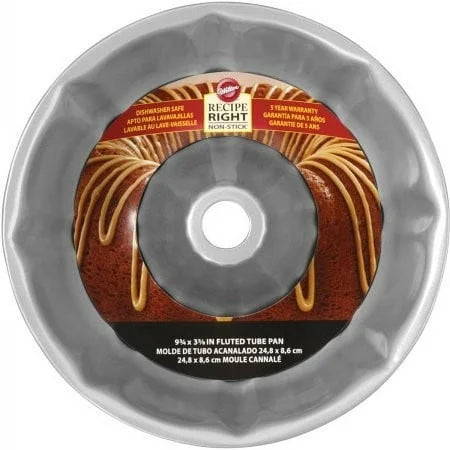 Wilton Recipe Right Angel Food Pan (9.75" x 3.375"), 1 Each by Wilton