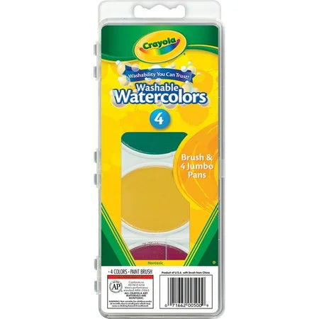 Crayola Washable Watercolor Set 4-Colors