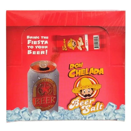Don Chelada Beer Salt Spicy 12g Packet 30ct, 1 Box Each, By Don Chelada
