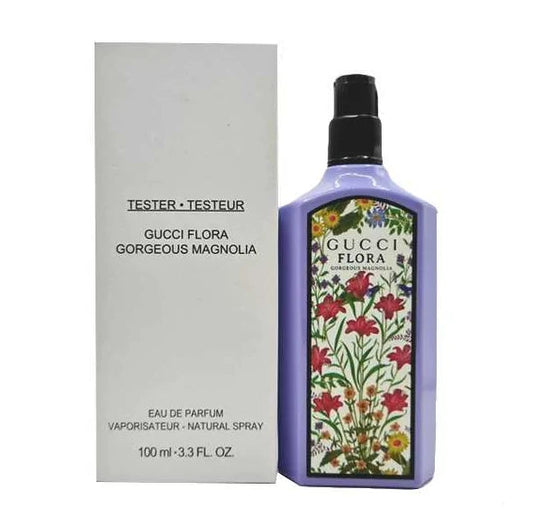 Flora Gorgeous Magnolia Eau De Parfum Tester Spray 3.3 oz (100 ml), 1 Each, By Gucci