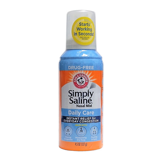 Arm & Hammer Simply Saline Nasal Mist, 4.5 OZ, 1 Each, By Church & Dwight Co, Inc.