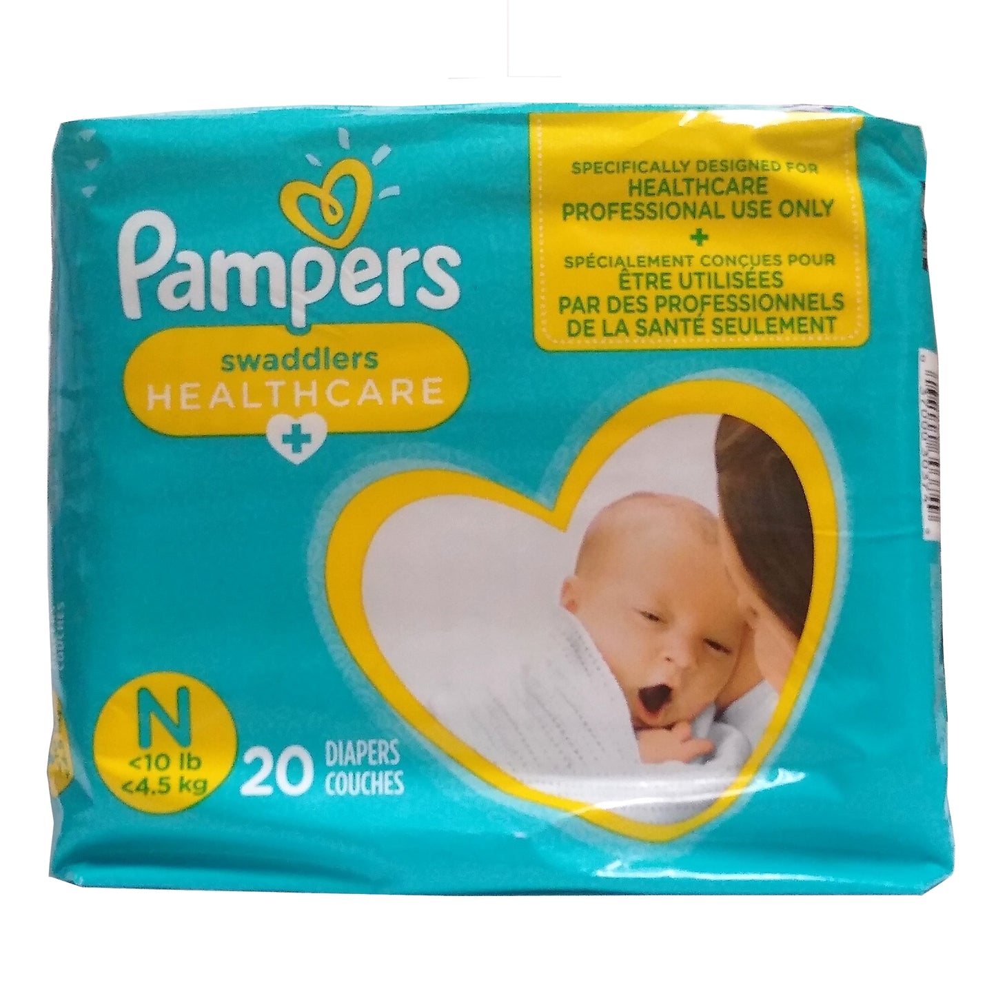 Pampers Swaddlers Diapers, Newborn 20 Count, 1 Pack Each, By P&G