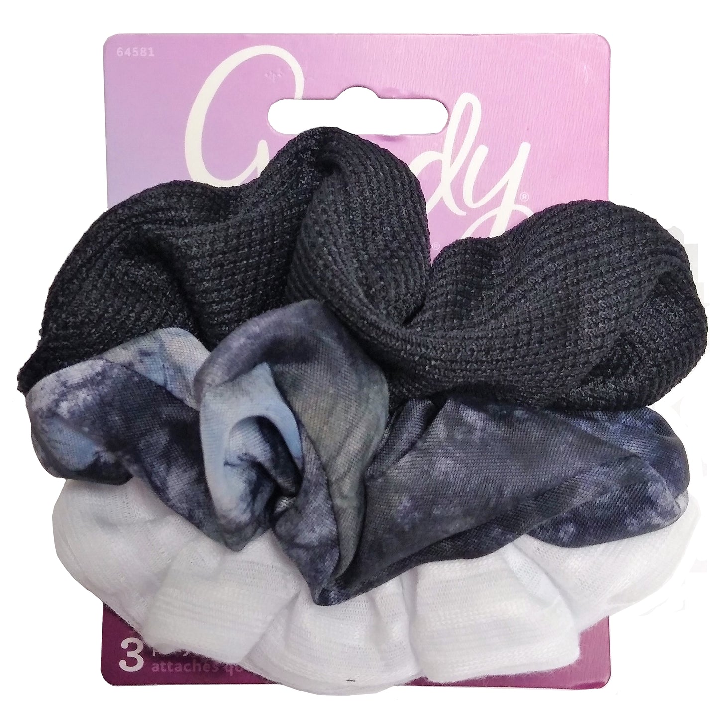 Goody Woman's Ouchless Multi-Style Scrunchie, 3 Ct., Assorted Colors, By Sanford