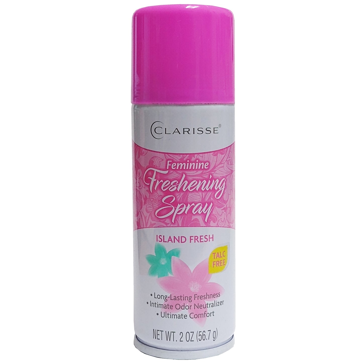 Clarisse Feminine Freshening Deodorant Body Spray, 2 Oz. 1 Bottle Each, By Delta Brands
