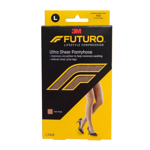 Futuro Mild Compression Ultra Sheer Support Pantyhose, Large, 1 Pair Each, By 3M Personal Care