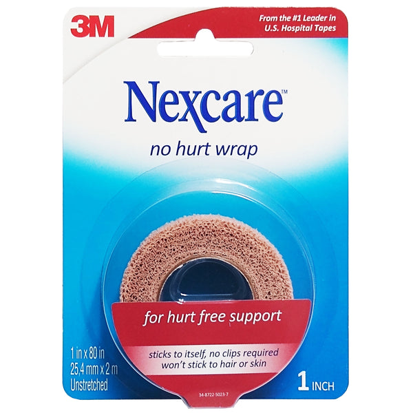Nexcare No Hurt Wrap, 1 in x 80 in, 1 Each, By 3M Personal Care