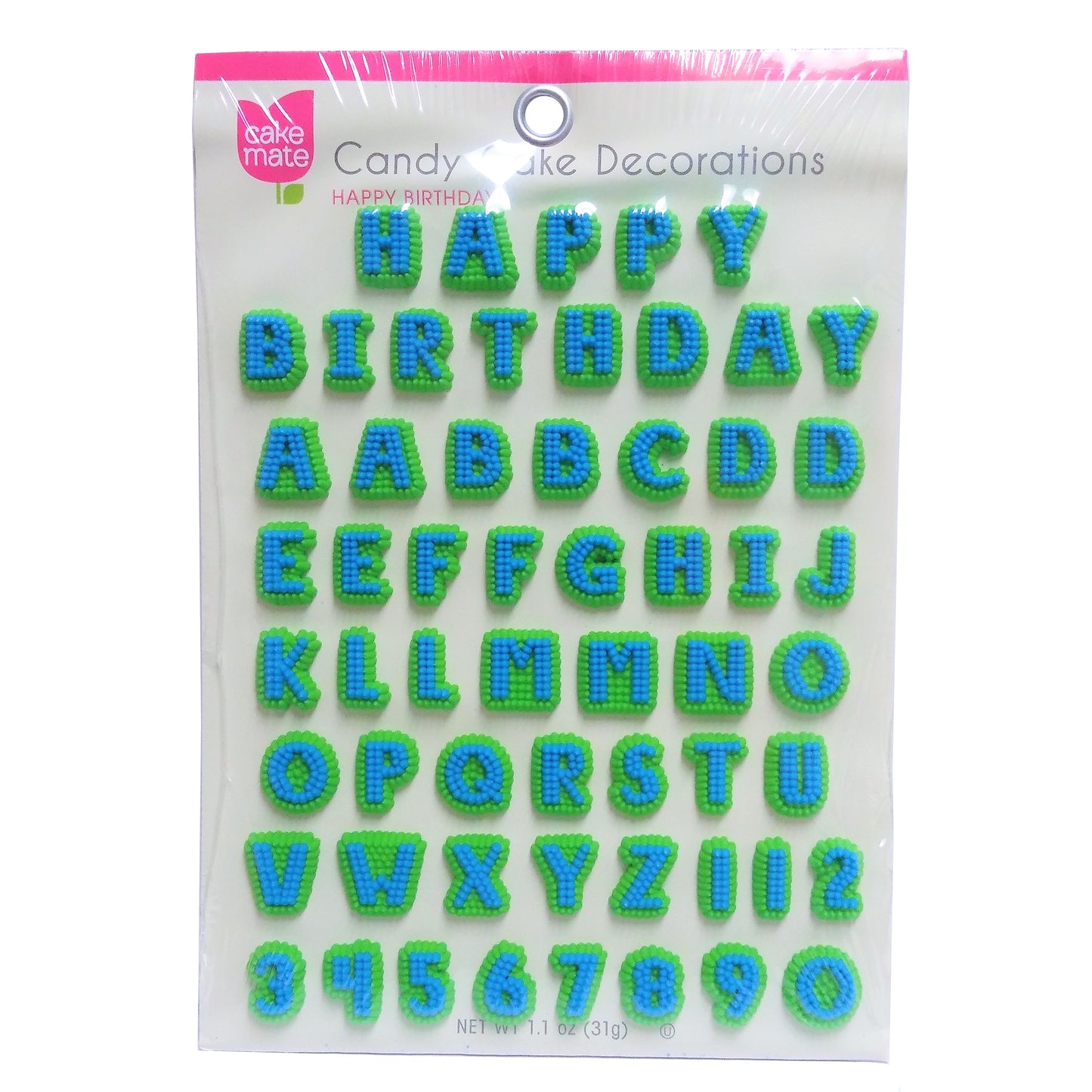 Cake Mate Candy Letter Cake Decorations, Alphabet, Assorted Colors, 1 Each, By Signature