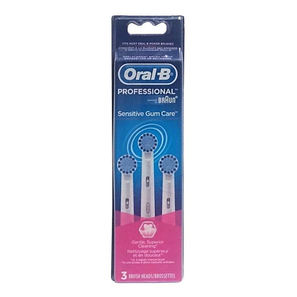 Oral-B Professional Sensitive Gum Care Toothbrush, 1 Pack, 3 Each, By Braun