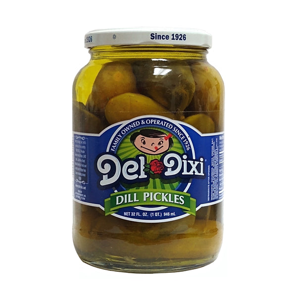 Del‑Dixi Dill Pickles Jar, 32 Oz., 1 Jar Each, By Best Maid