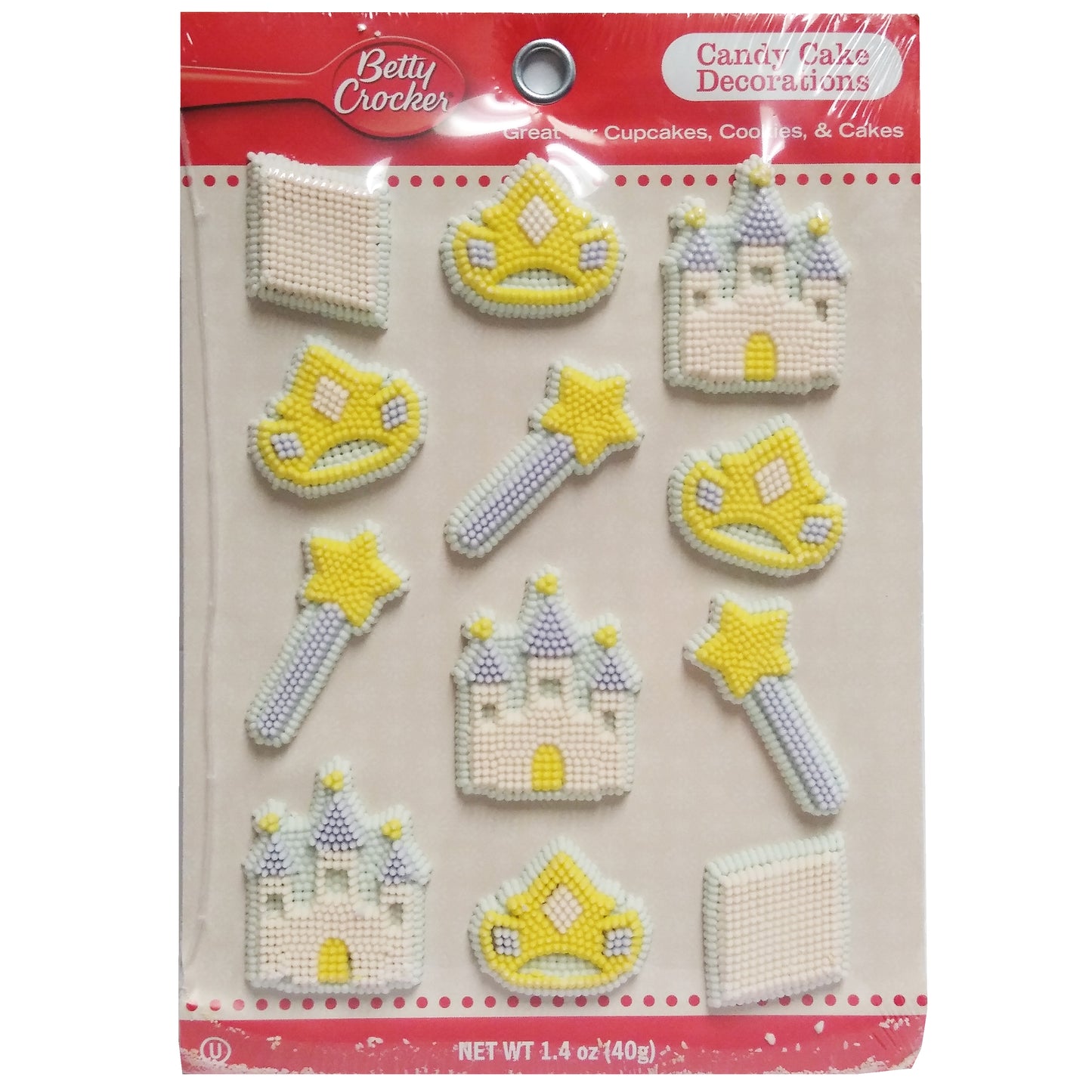 Betty Crocker Candy Cake Decorations, 12 Ct., Assorted Styles, 1 Pack Each, By Signature