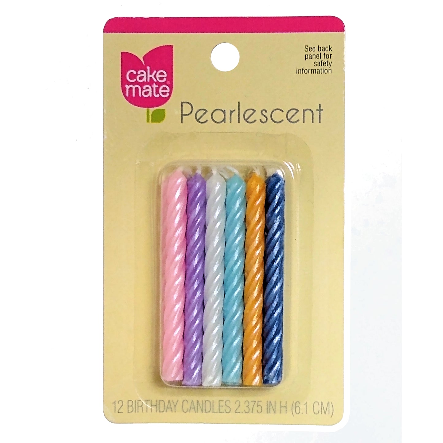 Cake Mate Pearlescent Candle, 12 Ct., By Signature