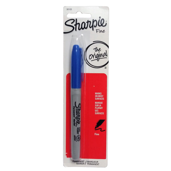 Sharpie Fine Marker, Blue, 1 Each, By Newell Rubbermaid Office Products