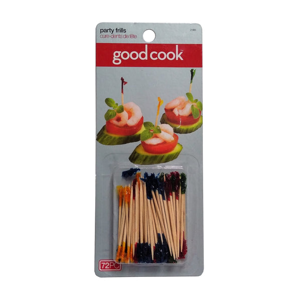 Good Cook Party Frills Tooth Picks, 1 Pack, 72 Each, By Bradshaw International, INC.