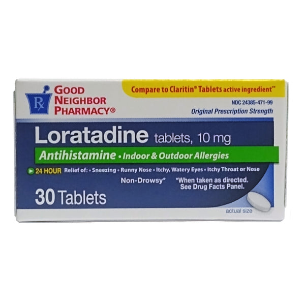 Good Neighbor Pharmacy Loratadine, 1 Box, 30 Tablets, By AmerisourceBergen