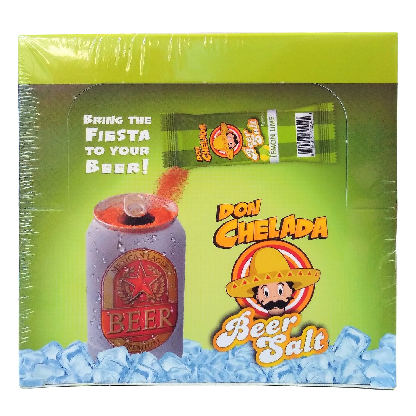 Don Chelada Beer Salt Lemon Lime 12g Packets, 30 Packets Per Box 1 Box Each, By Don Chelada