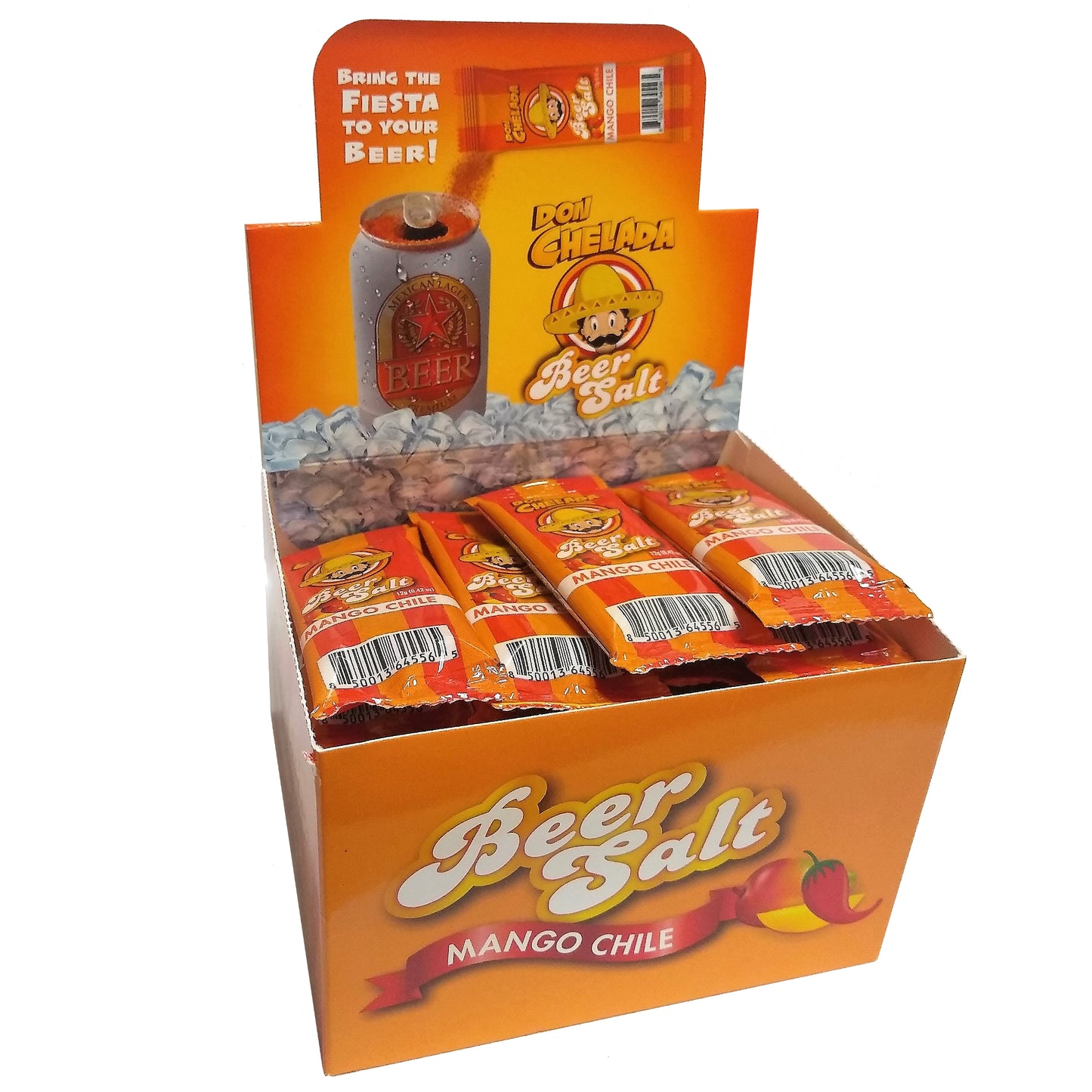 Don Chelada Beer Salt Mango Chile 12g Packets, 30 Packets Per Box 1 Box Each, By Don Chelada