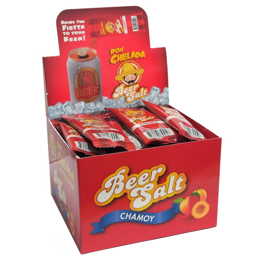 Don Chelada Beer Salt Chamoy 12g Packets, 30 Packets Per Box, 1 Box Each, By Don Chelada