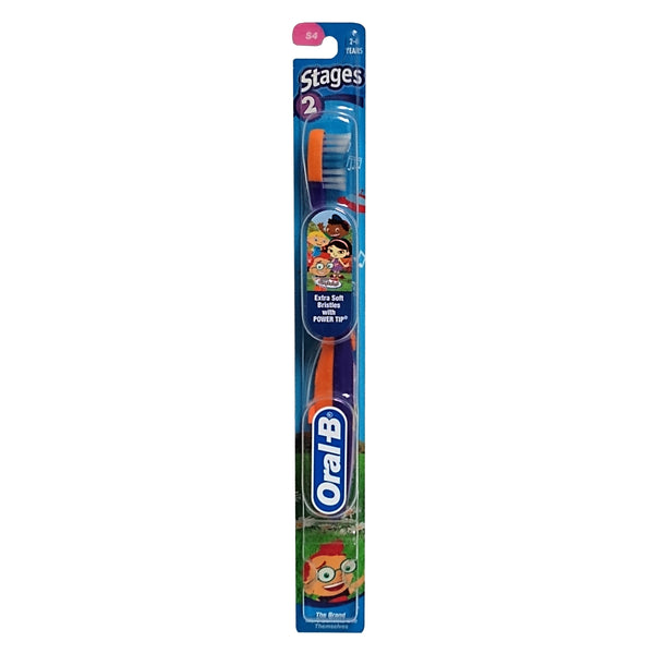 Oral-B Little Einsteins, Stages 2 Toothbrush S4 2-4 Yrs., Assorted Styles, 1 Each, By P&G