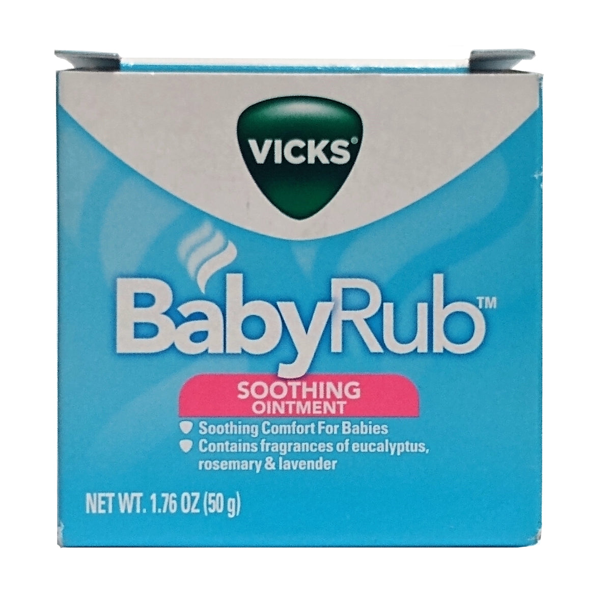 Vicks Babyrub Soothing Ointment 1.76 Oz, 50 g Soothing Comfort For