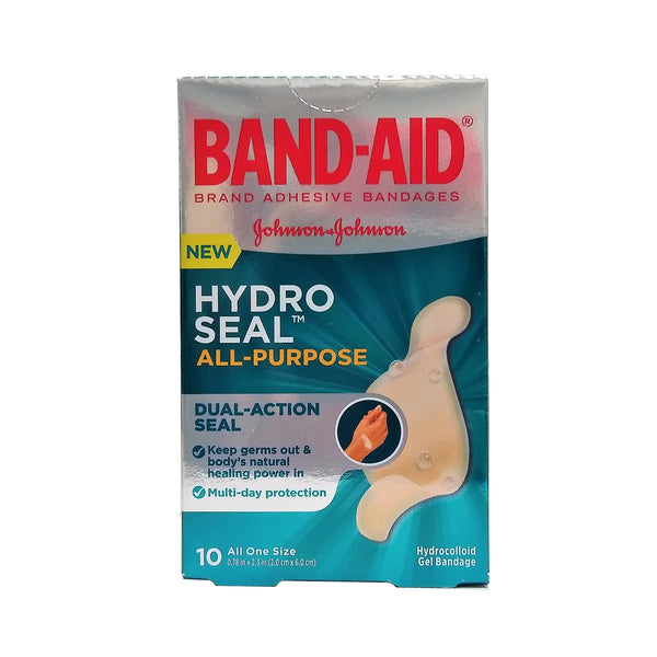 Band-Aid Hydro Seal All-Purpose, 0.78" x 2.3", 10 Ct., 1 Box Each, By Johnson And Johnson
