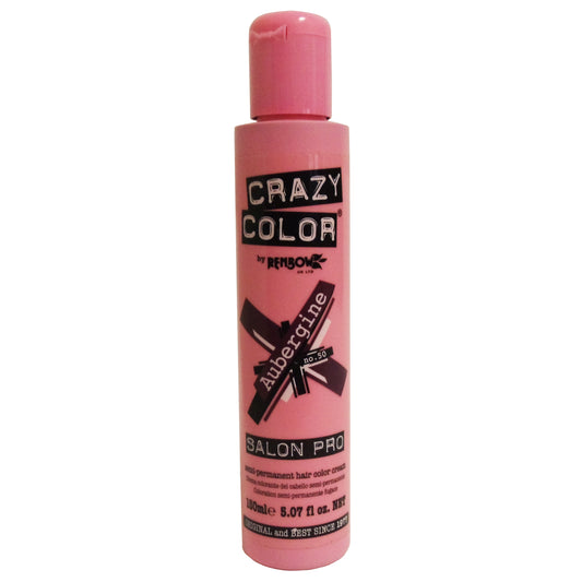 Crazy Color Salon Pro, Aubergine No. 50, 5.07 fl. oz., 1 Bottle Each, By Renbow Haircare Ltd.