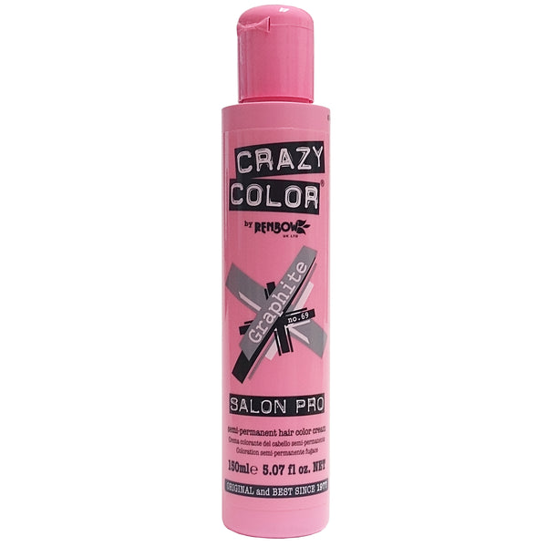 Crazy Color Salon Pro, Graphite No. 69, 5.07 fl. oz., 1 Bottle Each, By Renbow Haircare Ltd.
