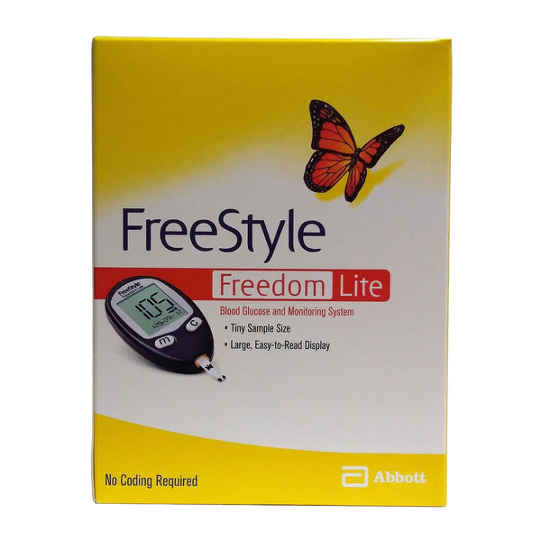 FreeStyle Freedom Lite Blood Glucose And Monitoring System, 1 Meter, By Abbott Diabetes Care Inc