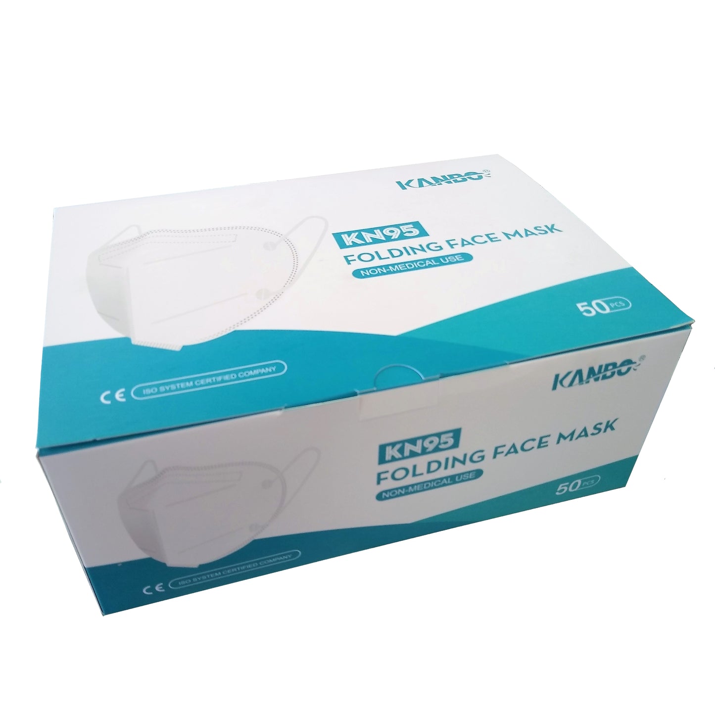 KN95 Folding Face Mask - Non-Medical Use 50 count, By Kanbo