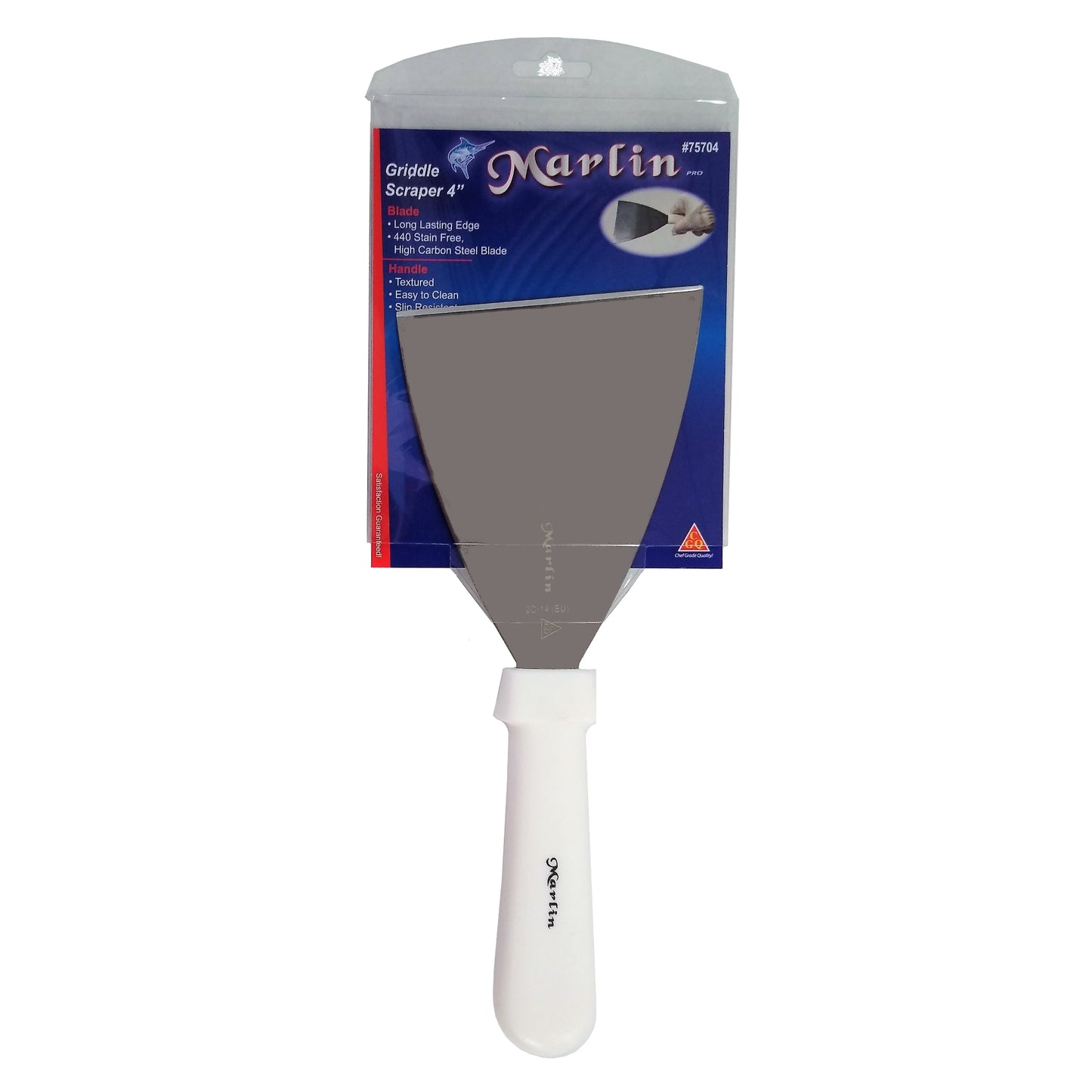 Marlin Pro Griddle Scraper 4" #75704, 1 Each, by Marlin Works Inc.