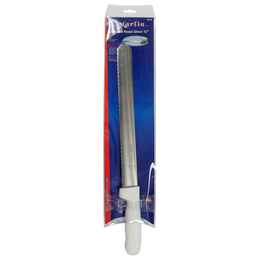 Marlin Pro Scalloped Roast Slicer 12" #75735, 1 Each, By Marlin Works Inc