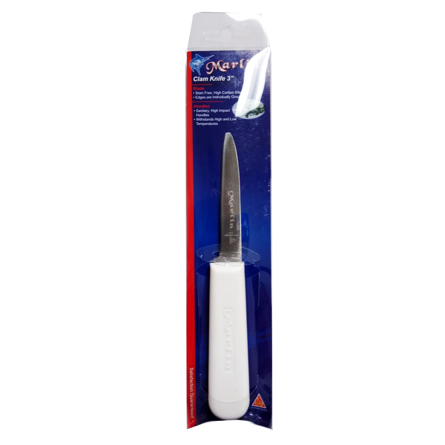 Marlin Pro Clam Knife, 3" #75740, 1 Each, By Marlin Works Inc.