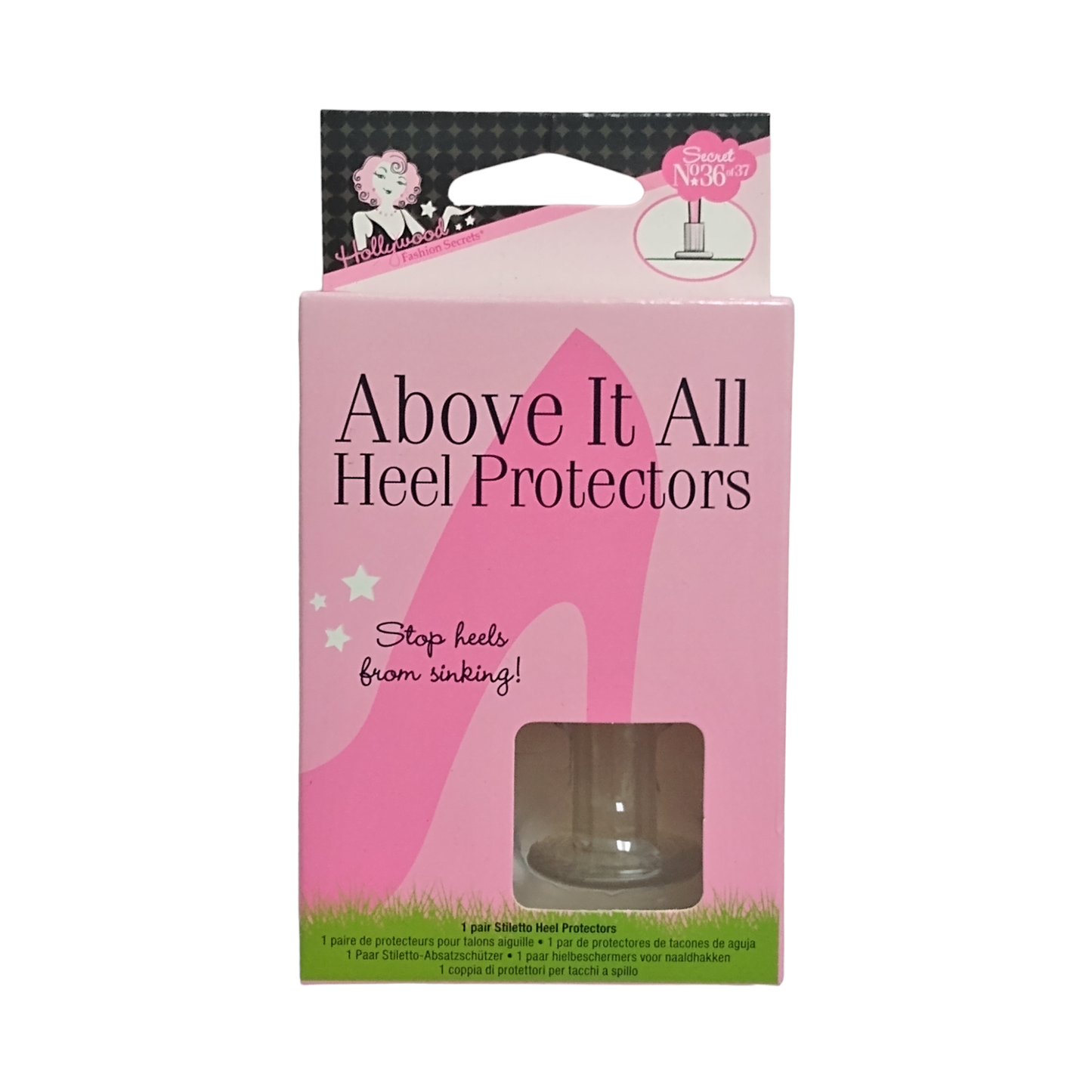 Hollywood Fashion Above It All Heel Protectors, 1 Pair, 1 Package By American International Industries
