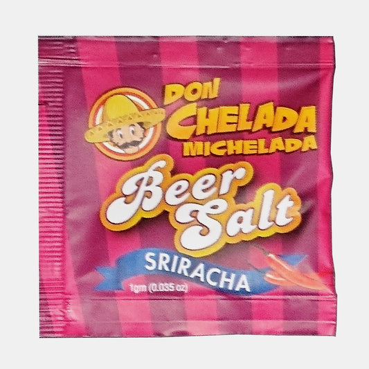 Don Chelada Beer Salt, Sriracha, 1g, 1 Packet Each, By Don Chelada