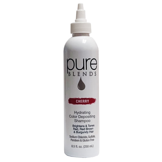 Pure Blends Hydrating Color Depositing Shampoo Cherry 8.5 oz., 1 Bottle Each, By American Culture Brands