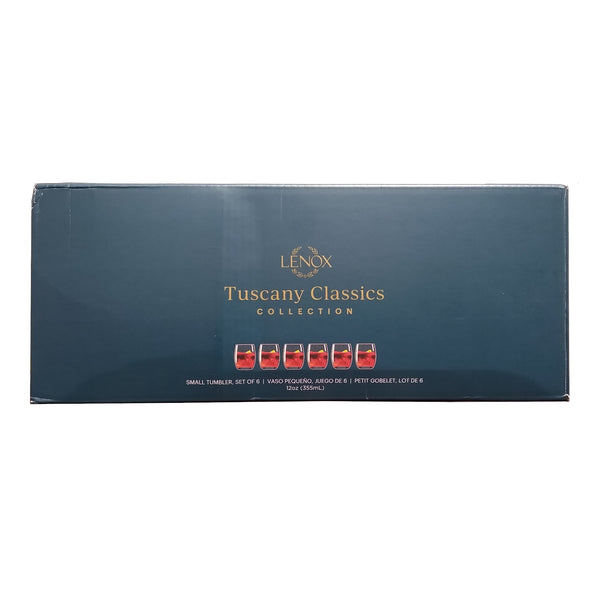 Lenox Tuscany Classics Collection, Small Tumbler Set Of 6, By Lenox Corporation
