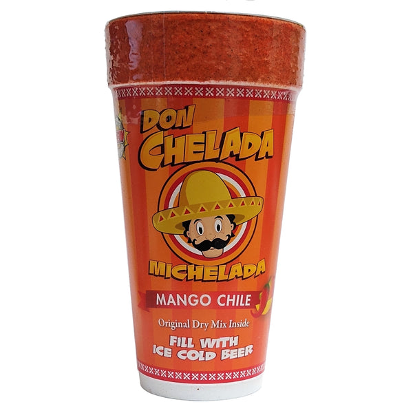 Don Chelada Michelada Mango Chile Cup, 1 Pack Of 24 Cups, By Don Chelada