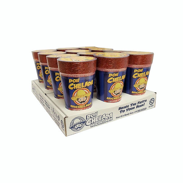 Michelada Beer Cups, Original Flavor, 12 Count, 1 Pack Each, By Don Chelada