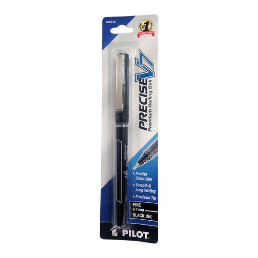 Pilot Precise V7 Premium Rolling Ball Pen #35340 Black Ink, 1 Each, By Pilot Corporation