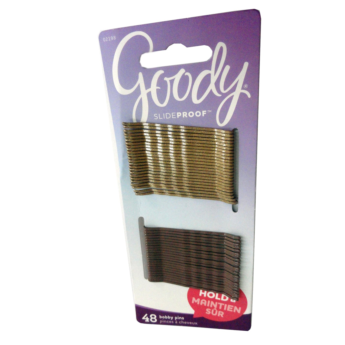 Goody Women's Slide Proof High Gloss Bobby Pins, Assorted Colors, 48 Ct., 1 Pack Each, By Sanford