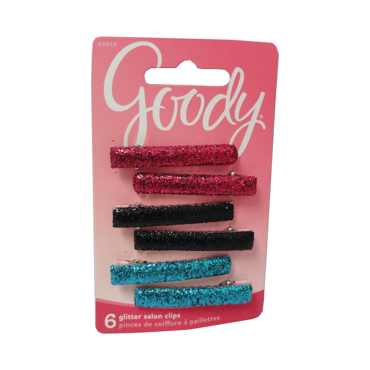 Goody Glam Girls Glitter Rectangle Salon Clips, 6 Ct., 1 Pack Each, By Sanford