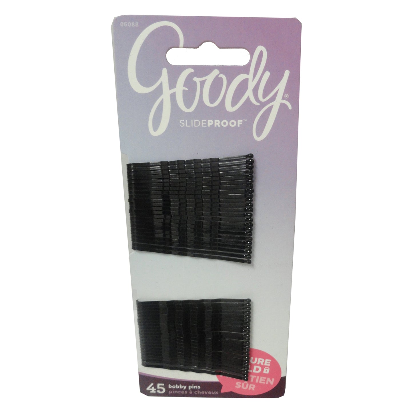 Goody Slideproof Bobby Pins, 45 Ct., 1 Pack Each, By Sanford