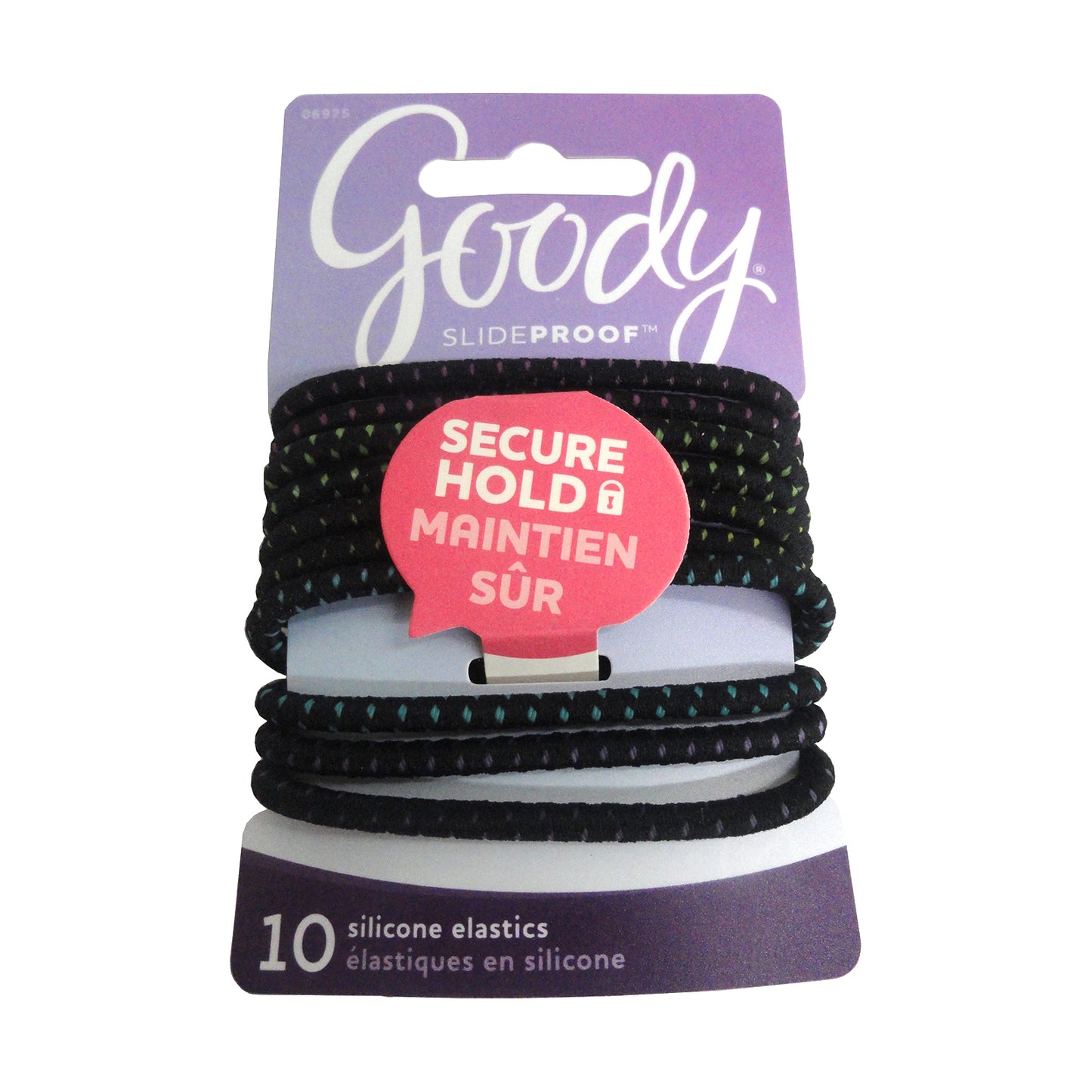 Goody SlideProof Silicone Elastics, 10 Ct., 1 Pack Each, By Sanford