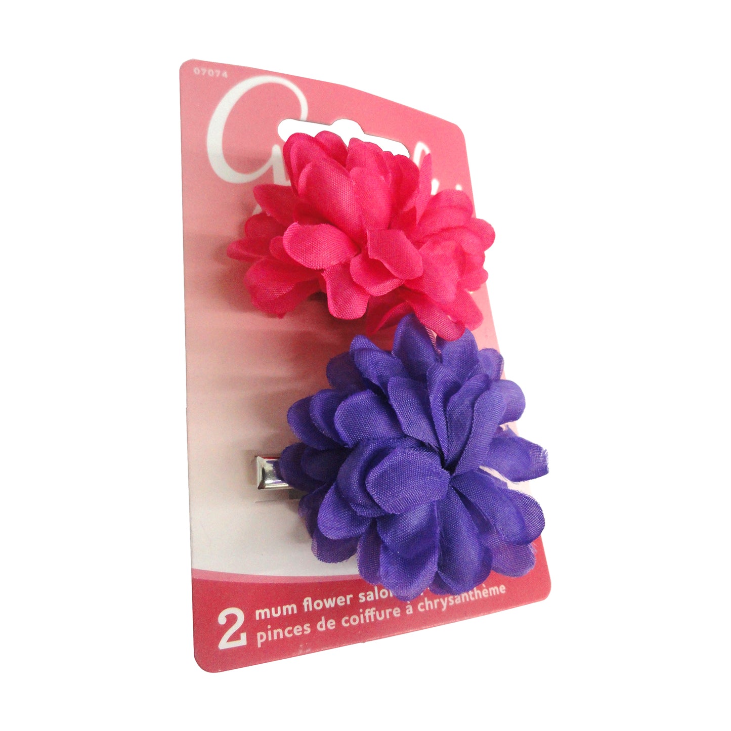 Goody Mum Flower Clips, Assorted Colors, 2 Ct., 1 Card Each, By Sanford
