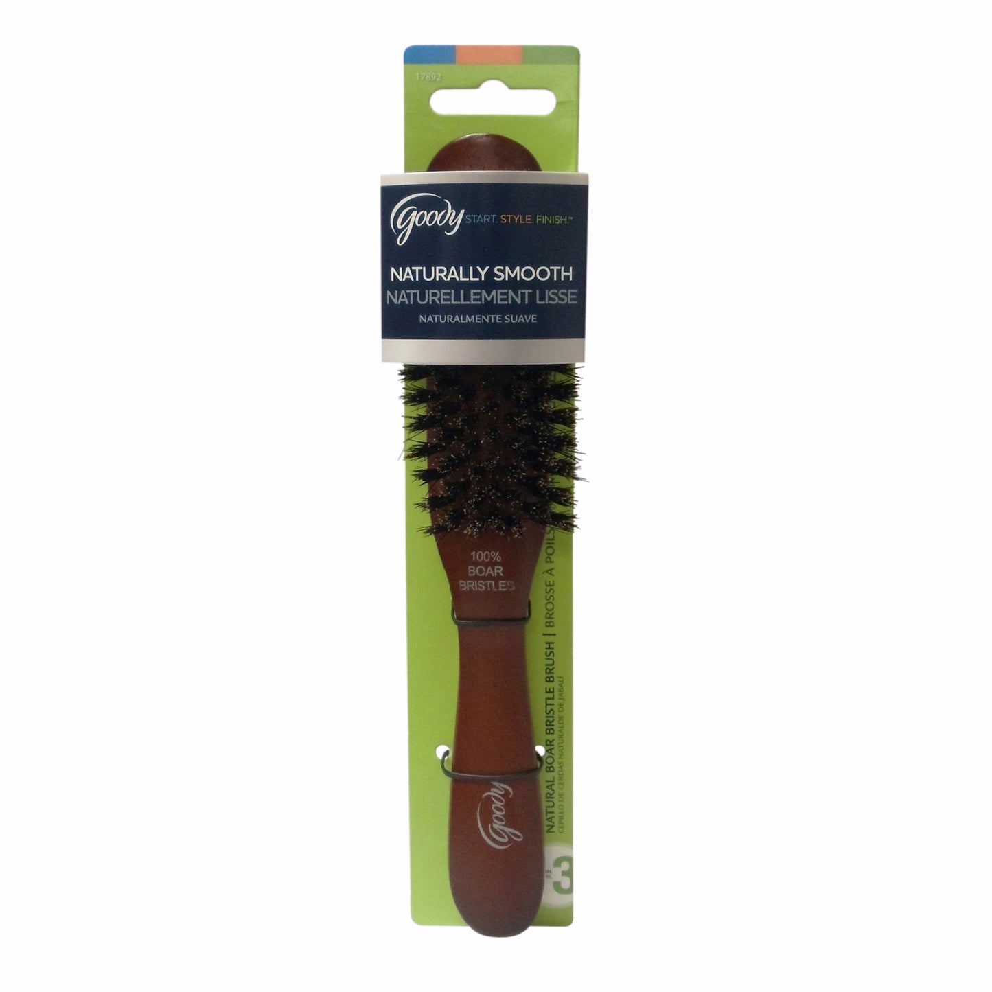 Goody Styling Essentials Wooden Boar Hair Brush, 1 Ct., By Sanford