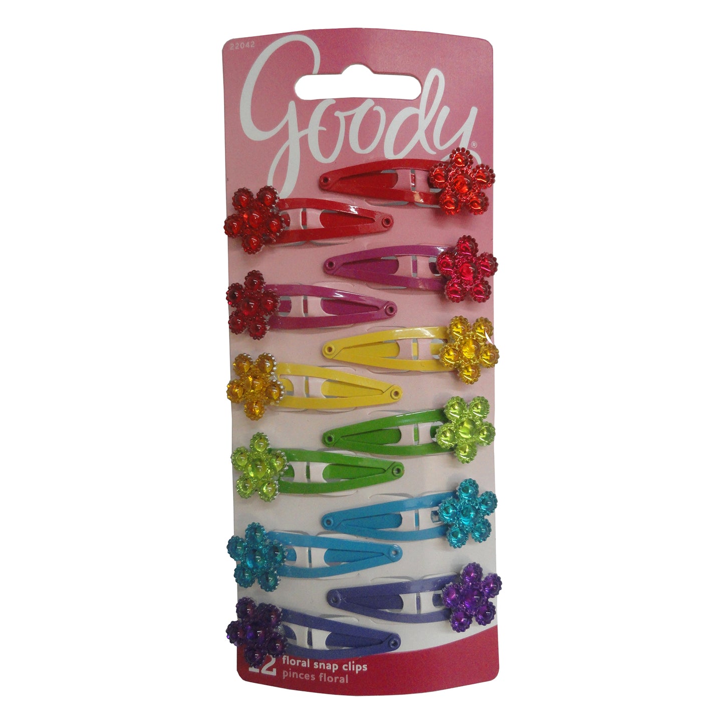 Goody Girl's Classic Jeweled Flower Contour Clips, 12 Ct., 1 Pack Each, By Sanford