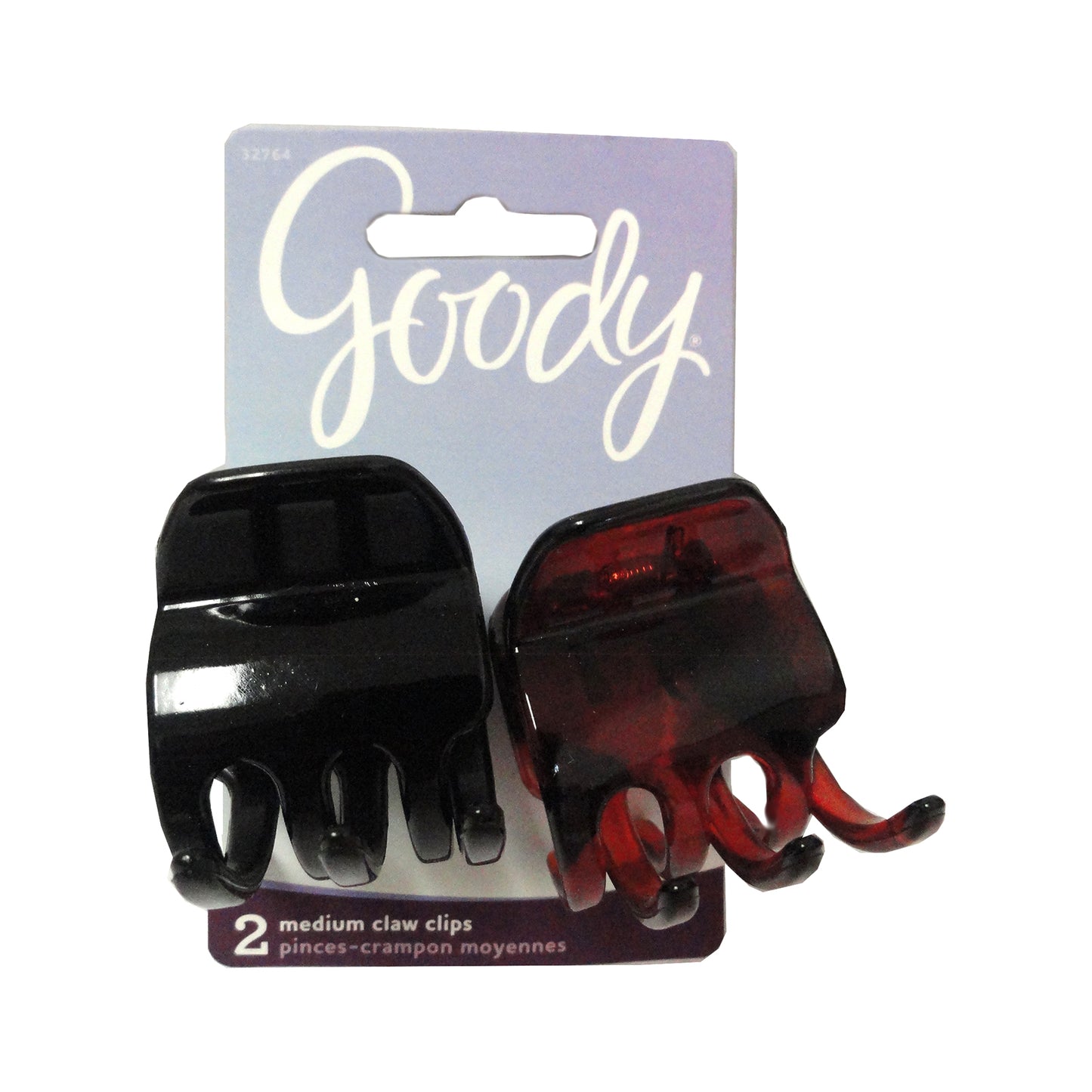 Goody Classics Claw Clip, Brown And Black, 2 Ct., 1 Pack, By Sanford