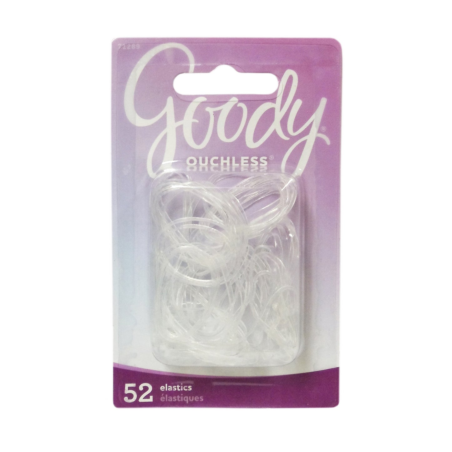 Goody Women's Classic Polyband Clear Elastics, 52 Ct., 1 Pack Each, By Sanford