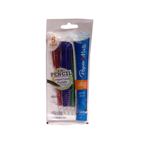 Papermate #2 Mechanical Pencil,  5 Count, 1 Pack Each, By Newell Office Brands