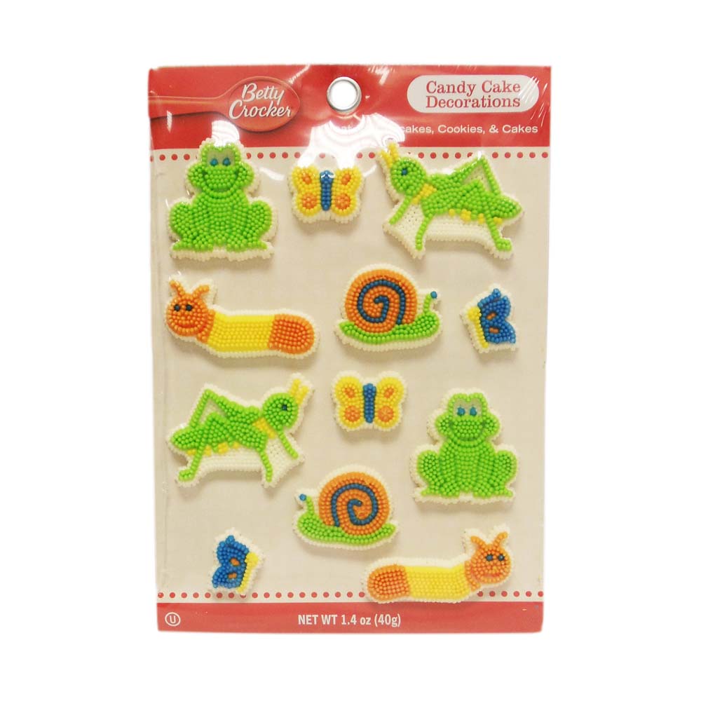Betty Crocker Candy Cake Decorations, 12 Ct., Assorted Styles, 1 Pack Each, By Signature